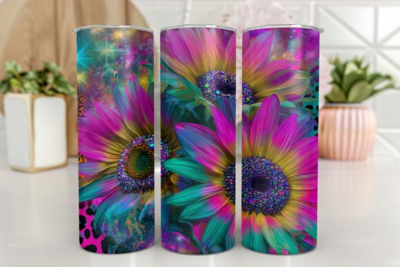 Download Sunflowers Tumbler Designs Glitter - Tumbler Collection
