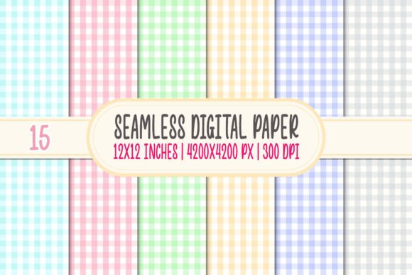 Download Pastel Gingham Digital Paper Svg - Premium Resources