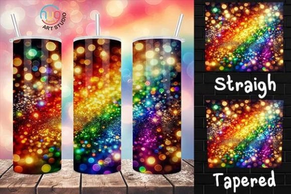 Download LGBTQ+ Rainbow Glitter Tumbler,Pride PNG - Tumbler Collection