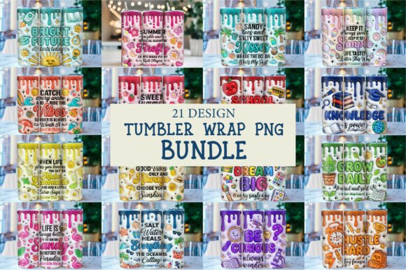 Download 3D Tumbler Wrap Png Bundle - Tumbler Collection
