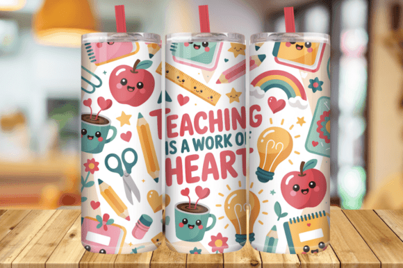 Download Teacher Tumbler Wraps Sublimation Png - Tumbler Collection