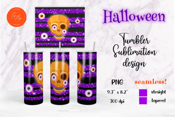 Download Halloween Tumbler Design with Skull - Tumbler Collection