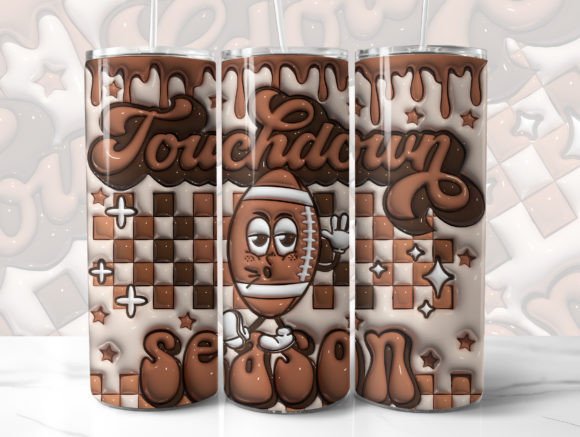 Download Football 3D Tumbler Wrap Sublimation - Tumbler Collection
