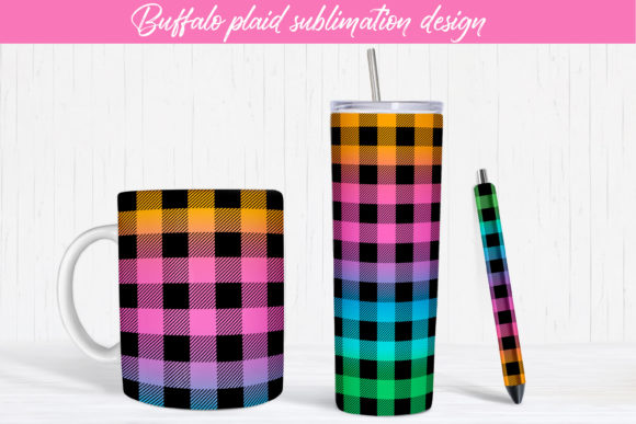 Download Buffalo Plaid Sublimation Design Tumbler - Tumbler Collection